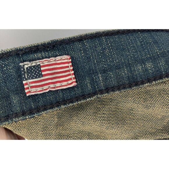 True Religion Women's Casey Super Skinny Jean in Tiger Camo Sz 24 $228 - Picture 8 of 8